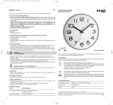 TFA Analogue wall clock User manual