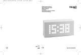 TFA Digital Alarm Clock with Luminous Digits TIME BLOCK Owner's manual