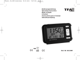 TFA Digital Radio-Controlled Alarm Clock with Temperature User manual