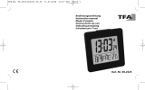 TFA Digital Radio-Controlled Alarm Clock with Temperature User manual