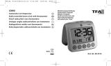 TFA Digital Radio-Controlled Alarm Clock with Temperature SONIO User manual