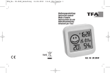 TFA Digital radio-controlled alarm clock with thermo-hygrometer User manual