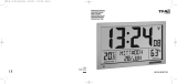 TFA Digital XL Radio-Controlled Wall Clock with Room Climate User manual
