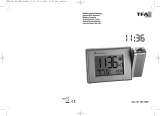 TFA Radio-Controlled Projection Alarm Clock with Temperature Owner's manual