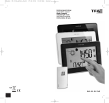 TFA Radio-controlled Weather Station SLIM TOUCH Owner's manual