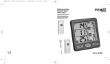 TFA Wireless Thermometer with 2 Transmitters TRIO User manual