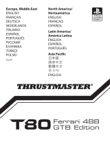 Thrustmaster T80 Ferrari 488 GTB Edition Volant Racing User manual