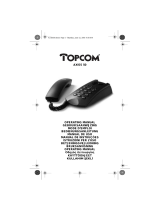 Topcom Axiss 50 User manual