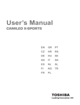 Toshiba Camileo X-Sports User manual