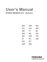 Toshiba STOR.E BASICS 2.5" User manual