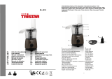 Tristar BL- 4010 User manual