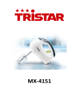 Tristar MX-4151 Owner's manual