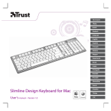Trust Slimline Aluminium Keyboard for Mac IT User manual
