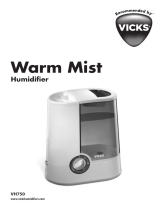 Vicks VH750 Warm Mist Humidifier User manual