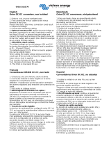 Victron energy Orion DC-DC converters non isolated 24/12-70A Owner's manual