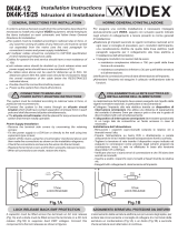 Videx Security DK4K Digiphone (4000 Series) Owner's manual