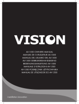 Vision AV-1500 User manual