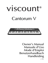 Vis­count Cantorum V Owner's manual