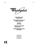 Whirlpool ADN 454 User guide