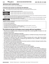 Whirlpool AKR 312/IX User guide