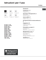 Hotpoint F 83.1 IX /HA Owner's manual