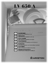 Ariston LV 650 A BK/E Owner's manual