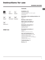 Whirlpool WMSF 602 EU User guide