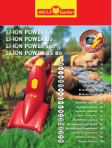 Wolf Garten Li-Ion Power BS 80 User manual