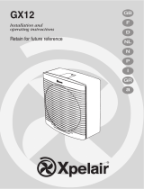 Xpelair GX12 User manual