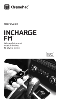 XtremeMac Incharge FM User manual