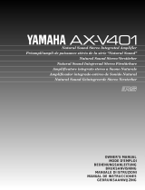 Yamaha AX-V401 Owner's manual
