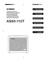 Yamaha AS60-112T User manual