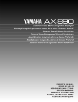 Yamaha AX-890 User manual