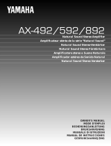 Yamaha AX-892 Owner's manual