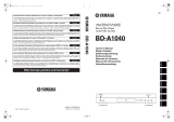 Yamaha BD-A1040 Aventage Owner's manual