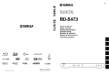 Yamaha BD-S473BDS473BD S473 Owner's manual