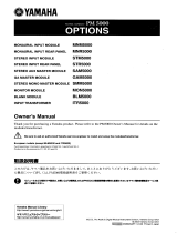 Yamaha MNR5000 Owner's manual