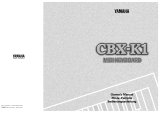 Yamaha CBX-K1 Owner's manual