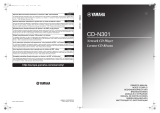 Yamaha CD-N301 Owner's manual