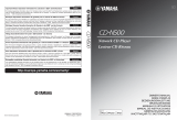 Yamaha CD-N500 Black User manual
