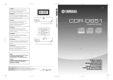 Yamaha CDR-D651 Owner's manual