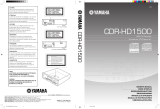 Yamaha CDR-HD1500 Owner's manual