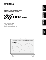 Yamaha DG100-212 User manual