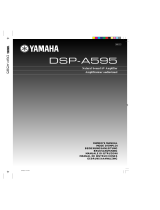 Yamaha DSP-A595 Owner's manual