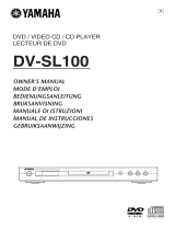 Yamaha DVSL100 Owner's manual