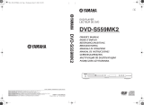 Yamaha DVD-S559MK Owner's manual