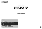 Yamaha EMX7 Owner's manual
