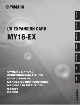 Yamaha MY16-EX User manual