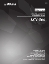 Yamaha ISX-800 Owner's manual