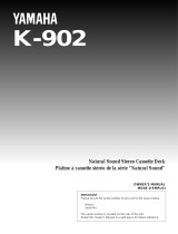 Yamaha K-902 User manual